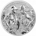 2022 Knights of the Past 5 Euro 1 oz Silver BU