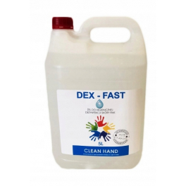 DEX-FAST - żel do higienicznej dezynfekcji rąk 5l