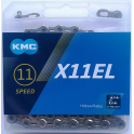 Łańcuch KMC X11EL Silver 118l box
