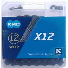 Łańcuch KMC X12 126l BlackTech Box