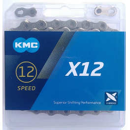 Łańcuch KMC X12 Silver 126l box