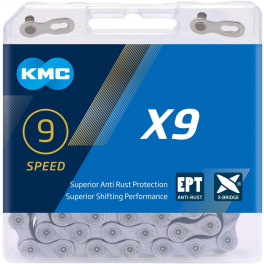 Łańcuch KMC X9 EPT 114l box