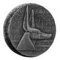 Chad 2021 ERS Anubis Antiqued Coin Ag999 5oz