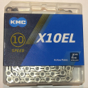 Łańcuch KMC X10EL Silver 114l box