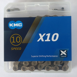 Łańcuch KMC X10 Silver/Black 114l box