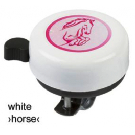 Dzwonek dziecięcy M-Wave Trill-Mix "Horse" biały stalowy