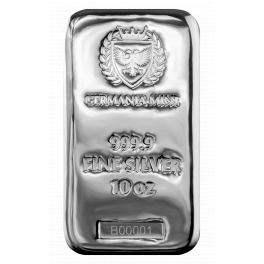 Germania Mint - 1oz Ag999.9 Cast Bar