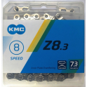 Łańcuch KMC Z8.3 Silver/Gray 7,3mm 114l box