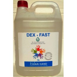 DEX-FAST - żel do higienicznej dezynfekcji rąk 5l